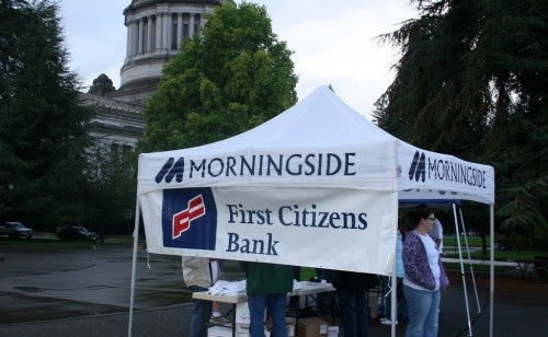 Morningside and First Citizens Bank Tent